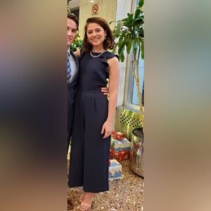 J. Crew Elegant Navy Jumpsuit